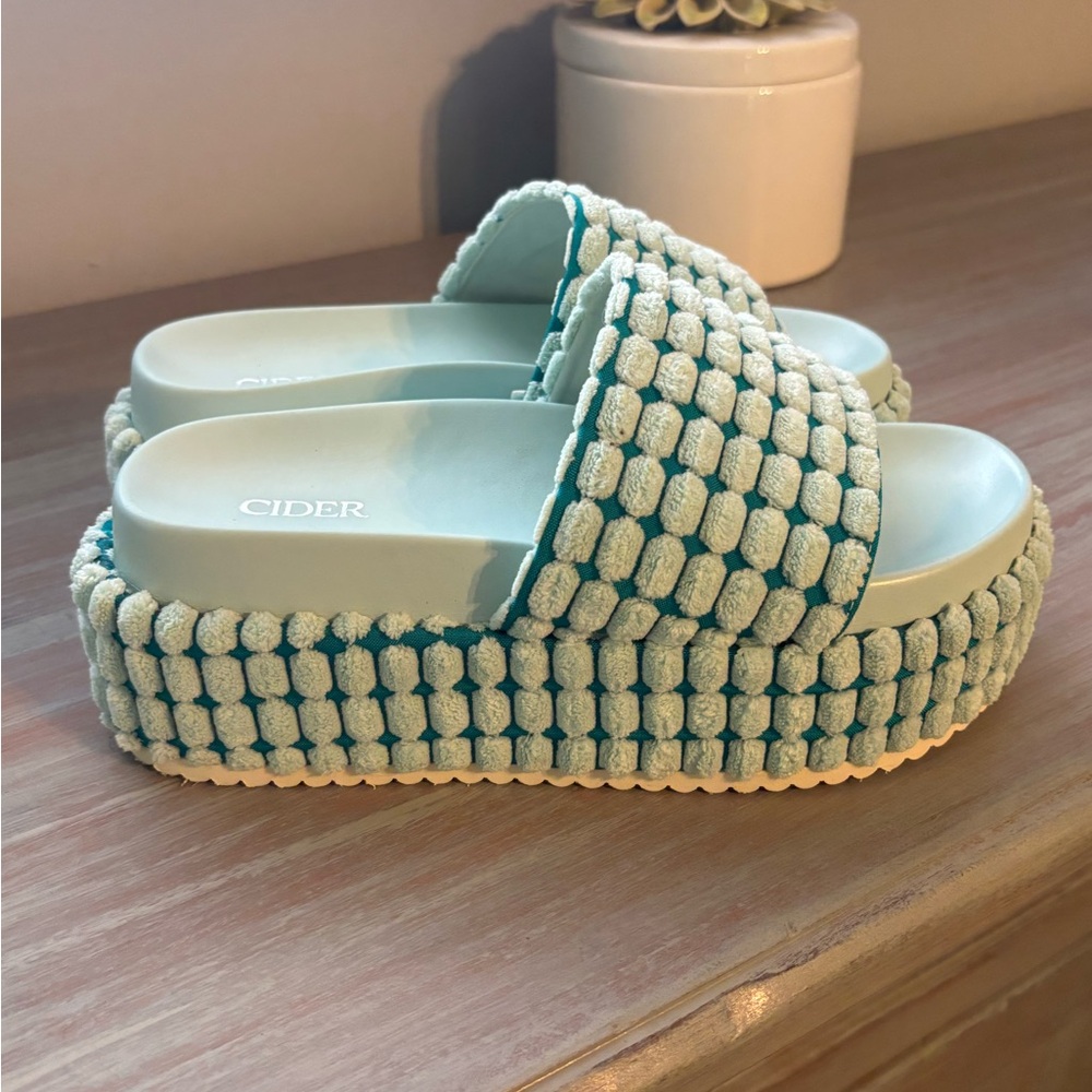 Cider brand platform sandal